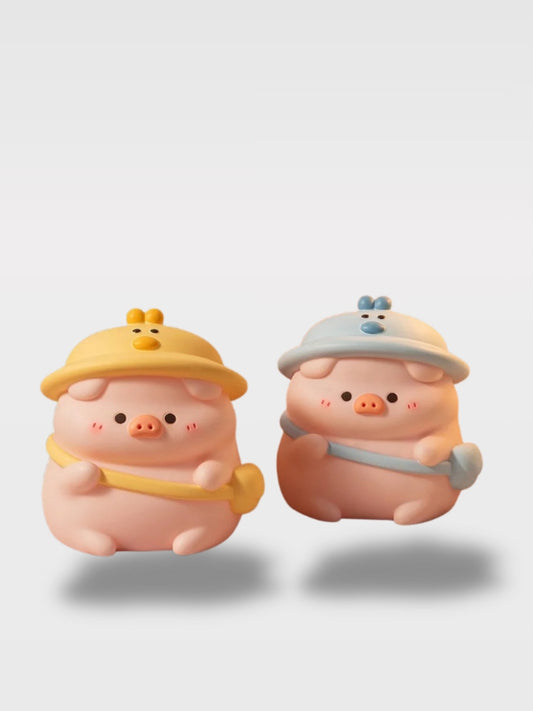 Tirelire Bébé Cochon avec Accessoires<br>Le Petit Trésorier