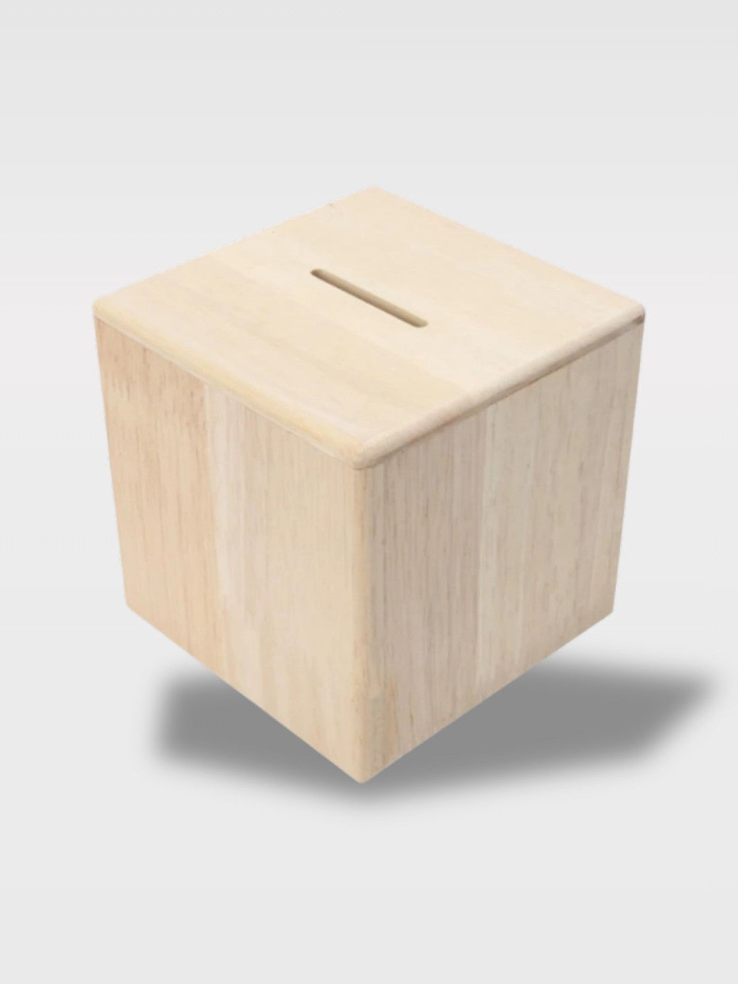 Tirelire À Peindre En Bois Cube<br>Le Créatif