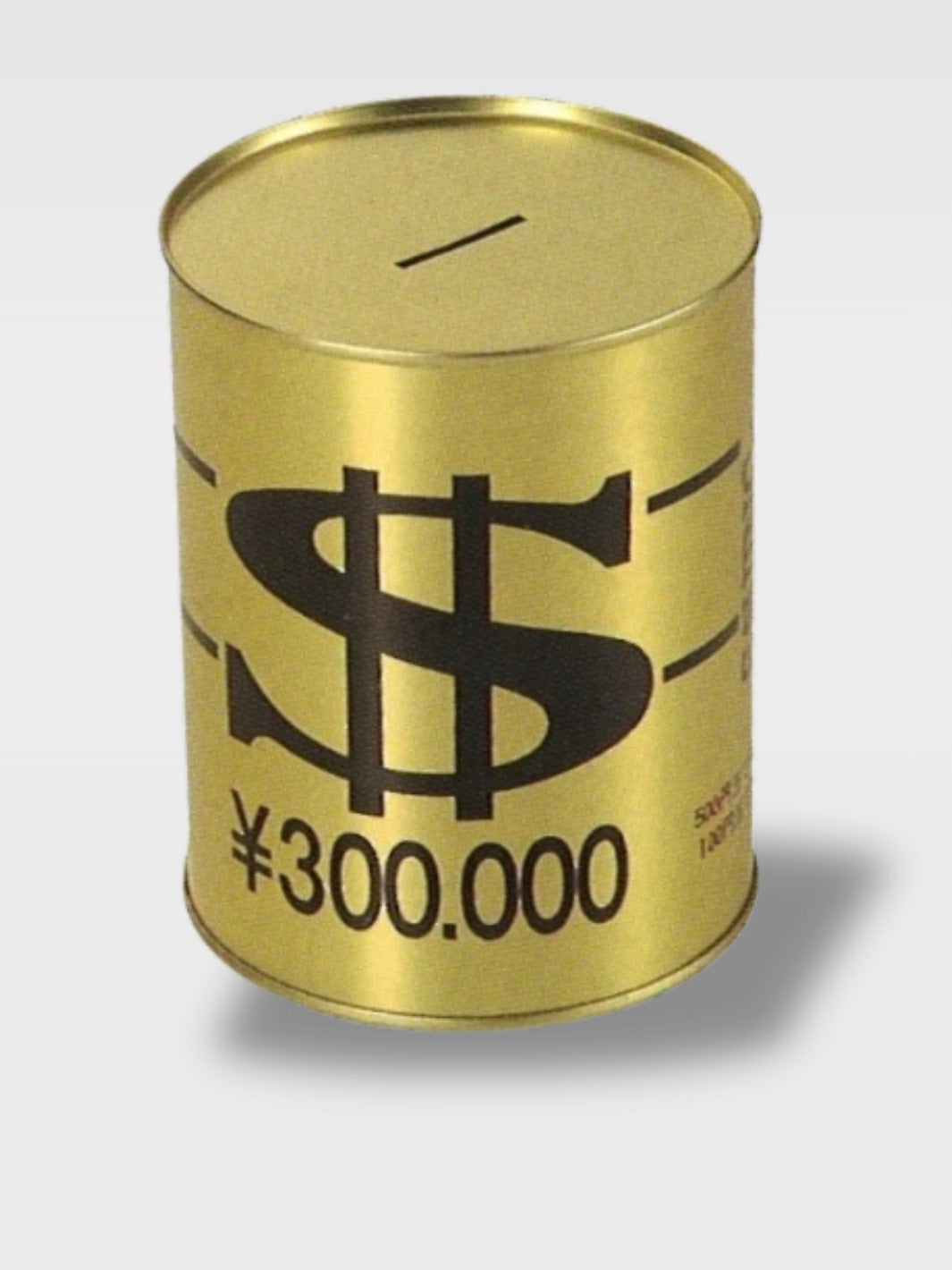 Tirelire Non Ouvrable Acier Doré<br>Le Tonneau Précieux