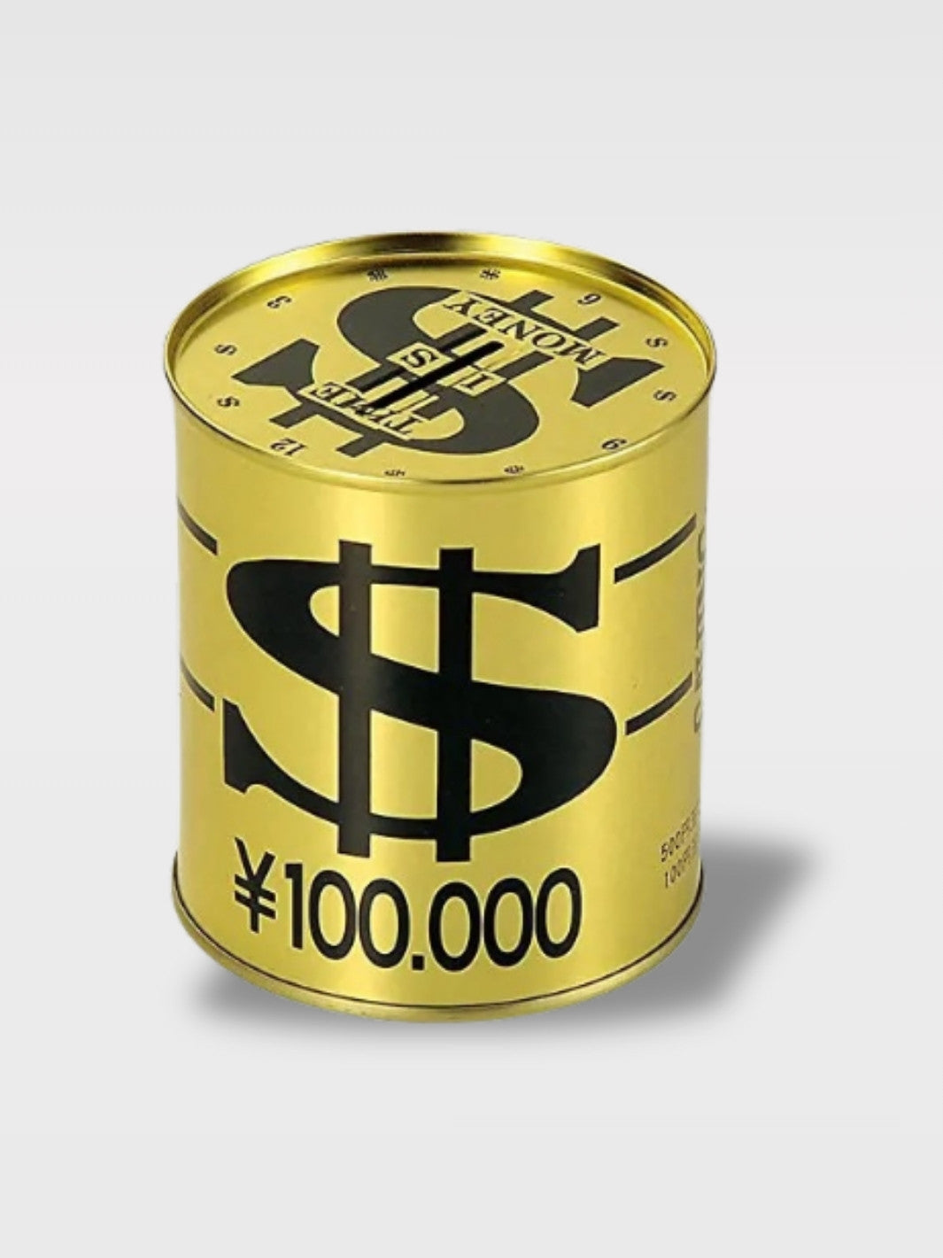 Tirelire Non Ouvrable Acier Doré<br>Le Tonneau Précieux