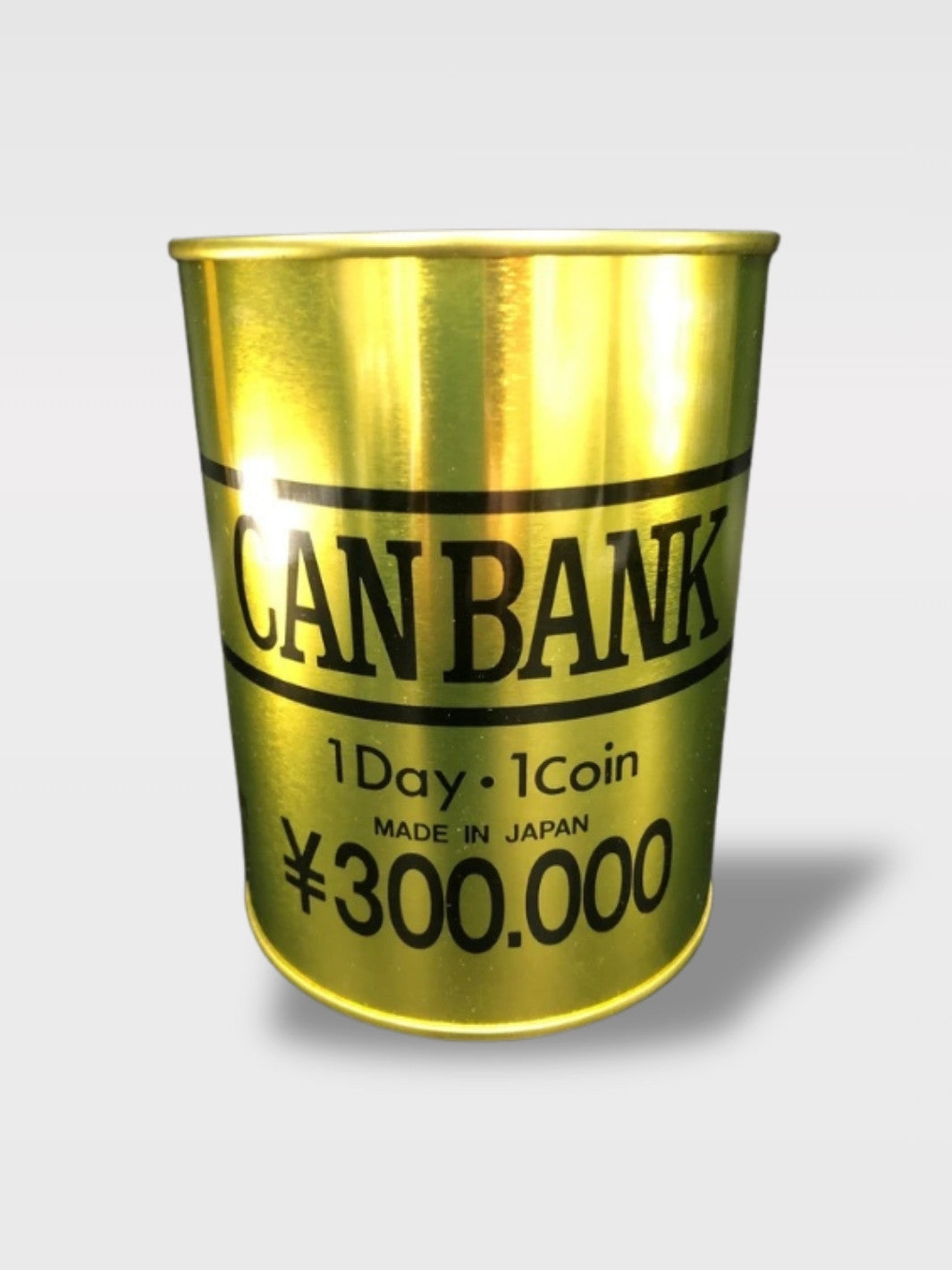 Tirelire Non Ouvrable Acier Doré<br>Le Tonneau Précieux