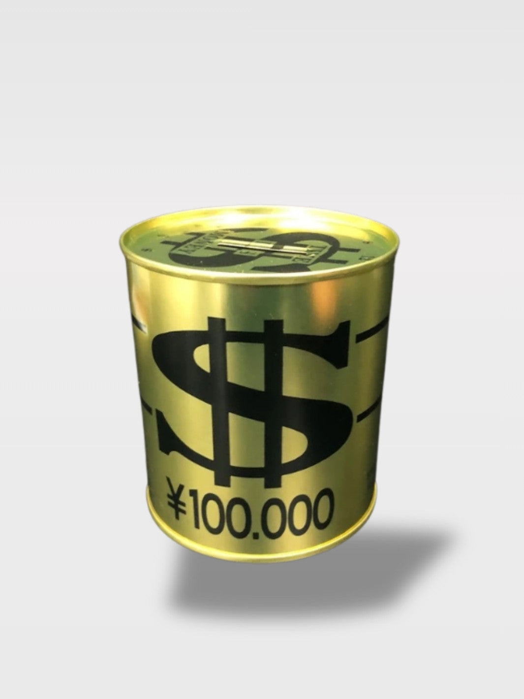 Tirelire Non Ouvrable Acier Doré<br>Le Tonneau Précieux