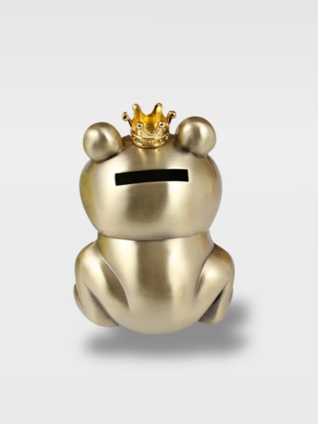 Tirelire Grenouille Couronne En Métal<br>La Gardienne Du Royaume