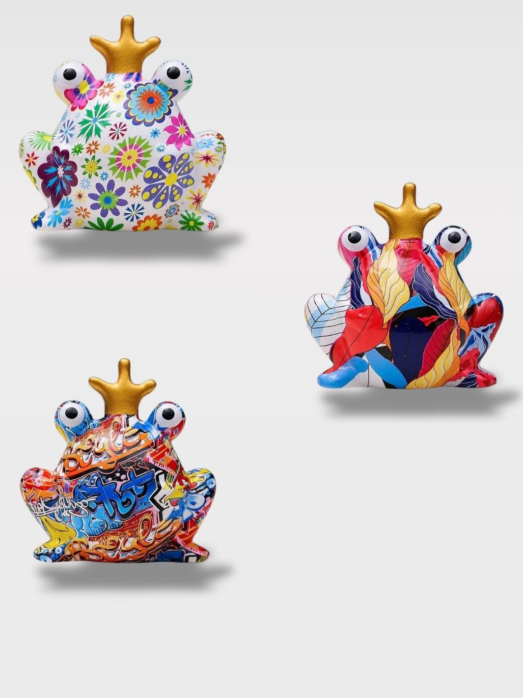 Tirelire Grenouille Pompidou En Céramique<br>Le Roi Des Marais