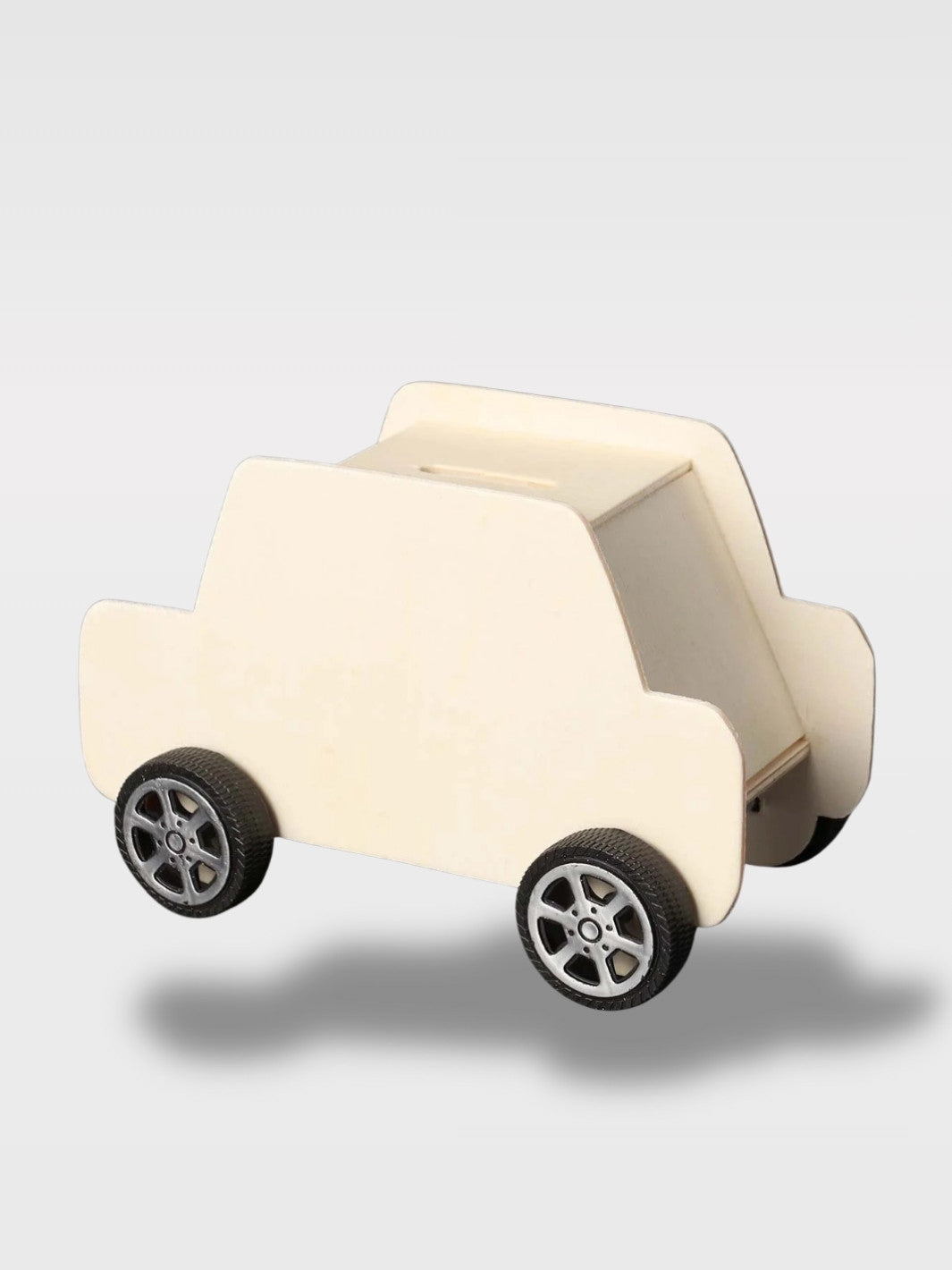 Tirelire Voiture Personnalisée en Bois à Peindre<br>Le Bolide Créatif