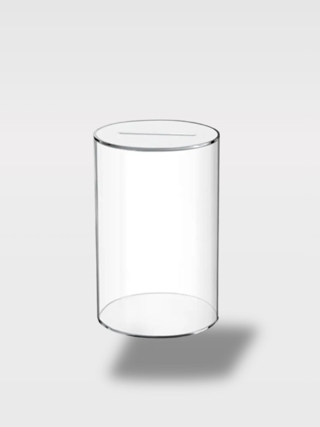 Tirelire en Acrylique Transparente<br>Le Globe Clair