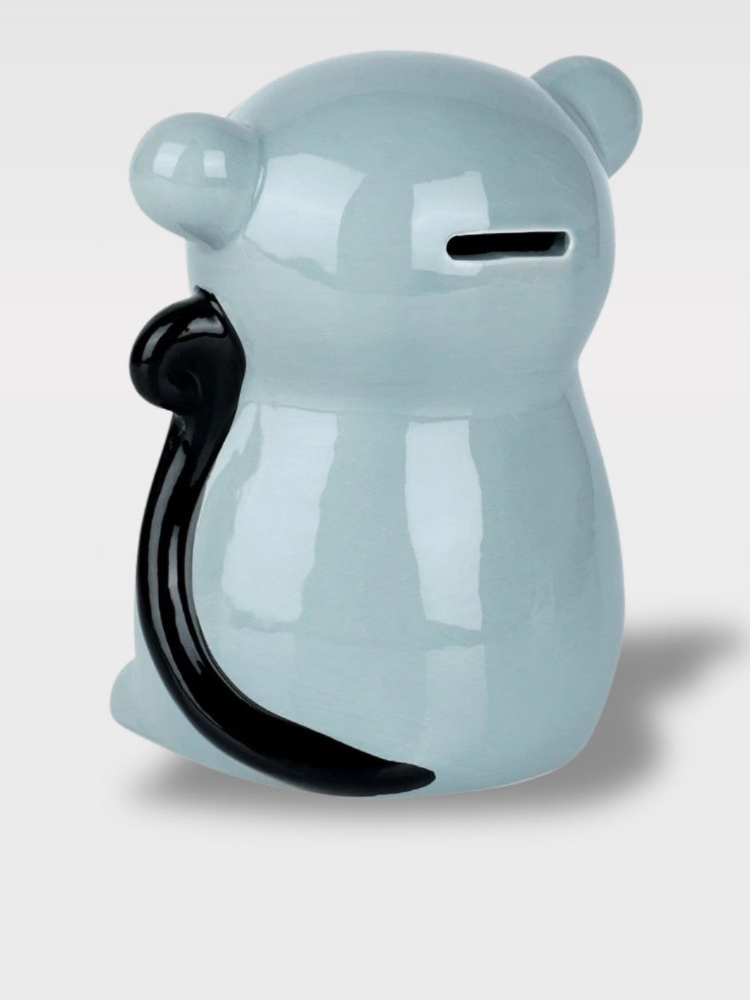 Tirelire Bleu Singe en Céramique<br>Le Roi Des Bananiers