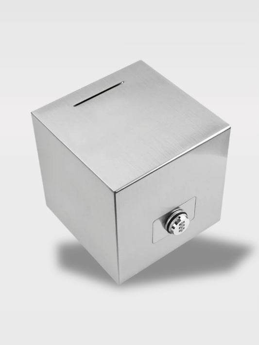 Tirelire Acier Inoxydable Avec Mot De Passe<br>Le Coffre Sécurisé