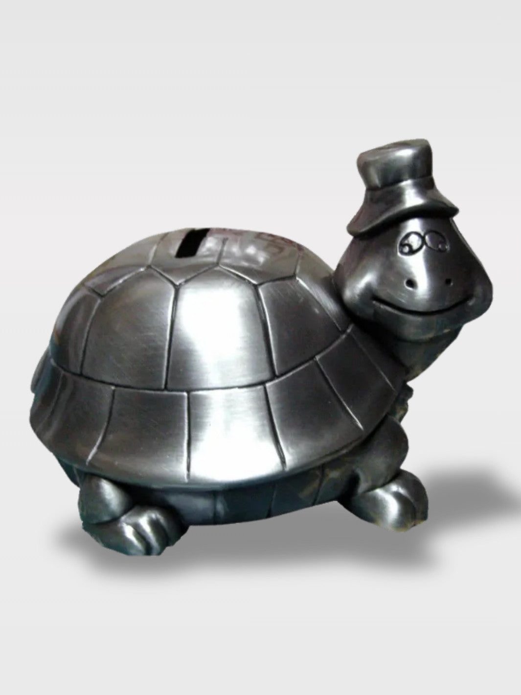 Tirelire Tortue En Métal<br>La Gardienne Paisible