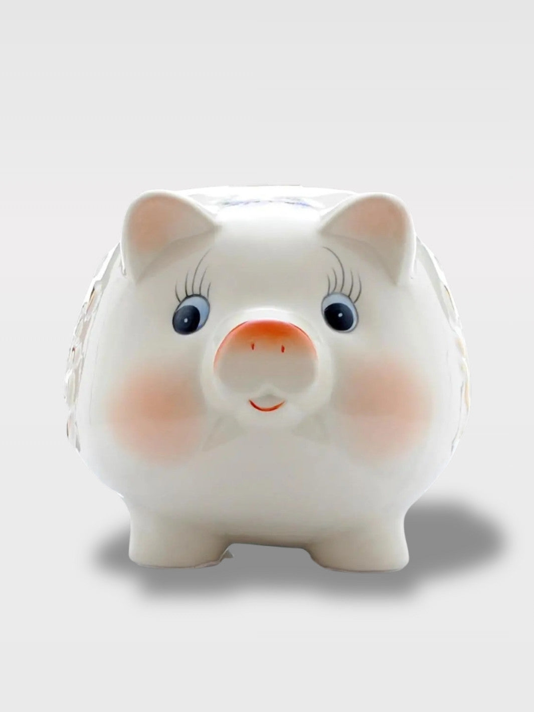 Tirelire Cochon Blanc<br>Le Porte-Bonheur Zen