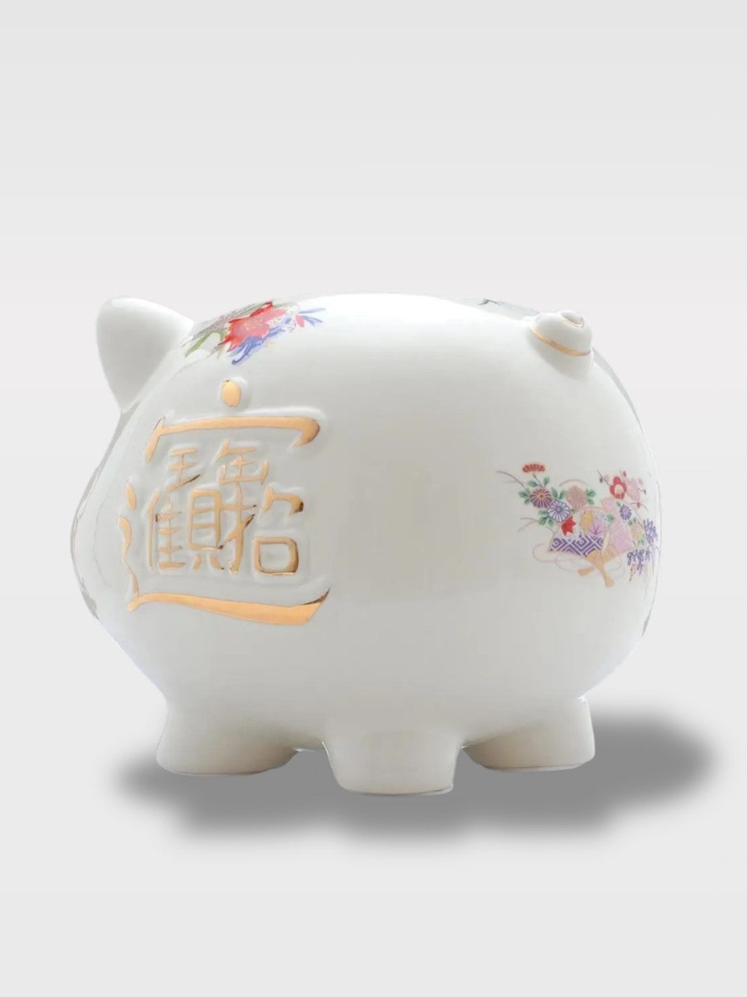 Tirelire Cochon Blanc<br>Le Porte-Bonheur Zen