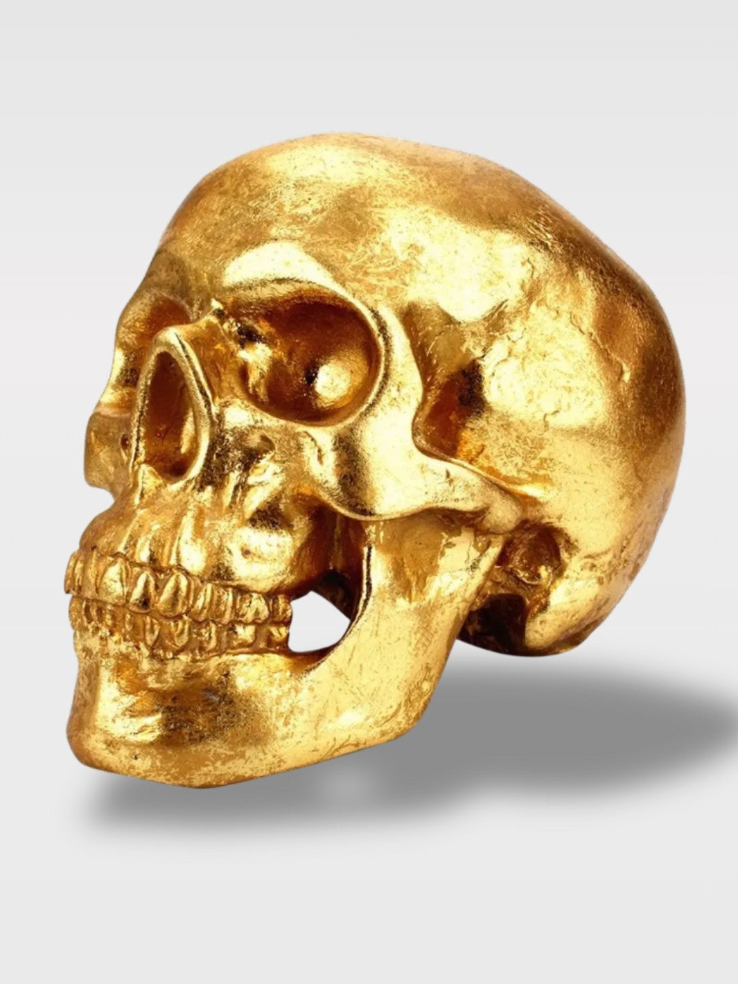 Tirelire Crâne Doré<br>Le Gardien Doré