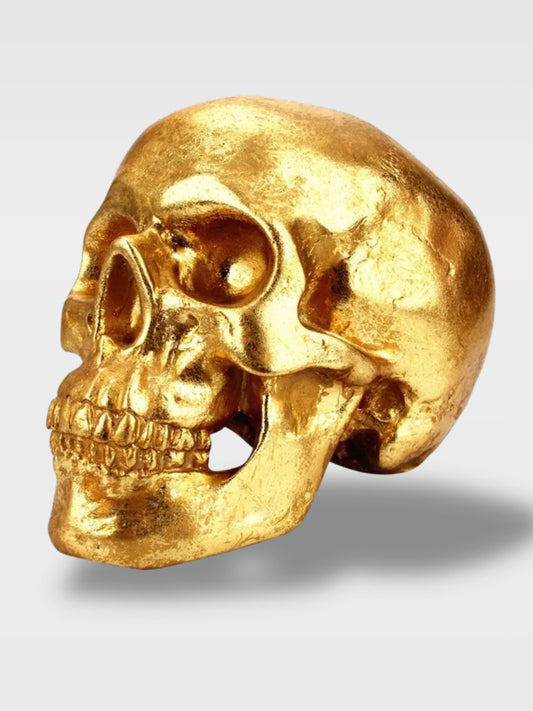 Tirelire Crâne Doré<br>Le Gardien Doré