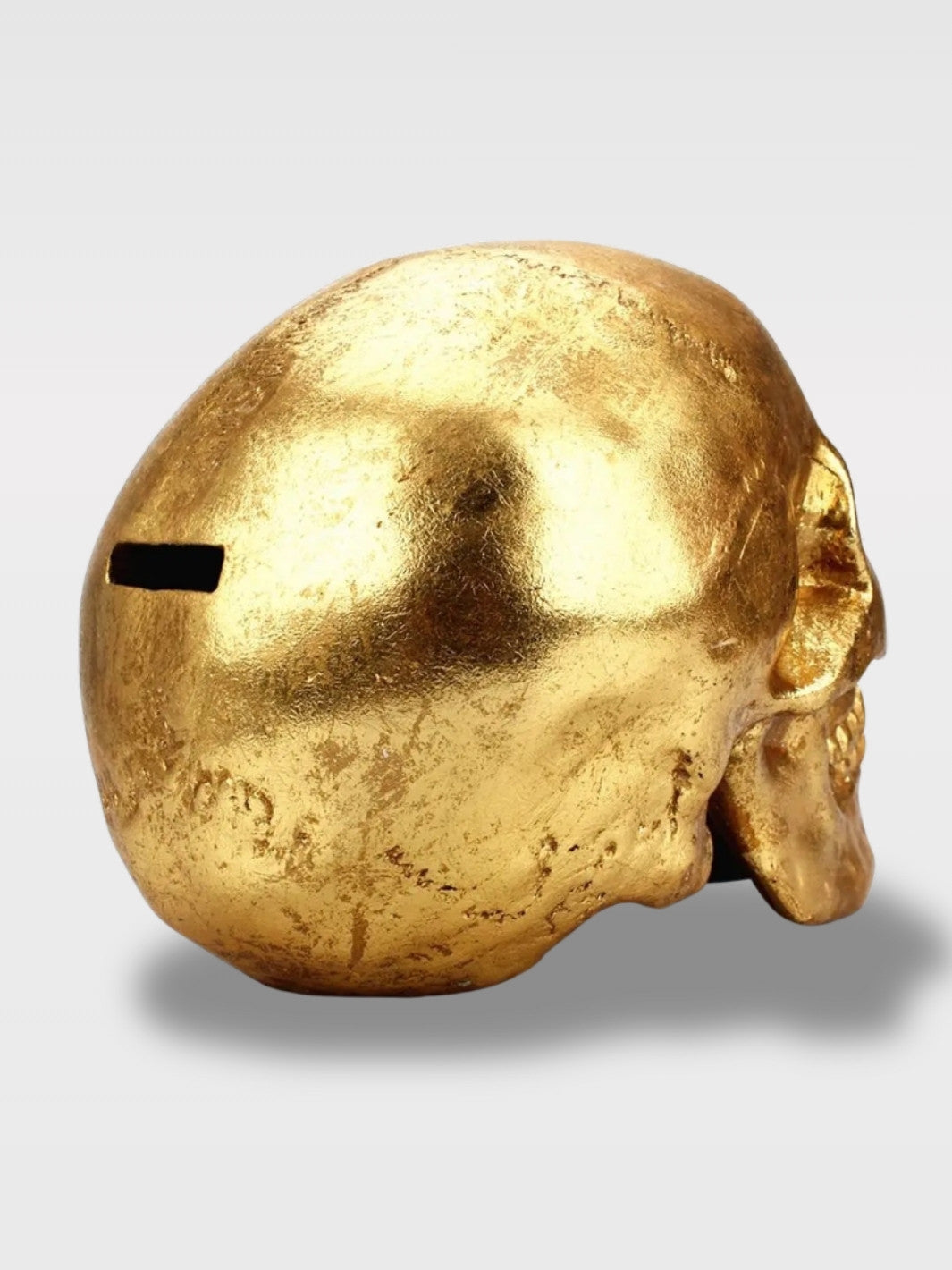 Tirelire Crâne Doré<br>Le Gardien Doré