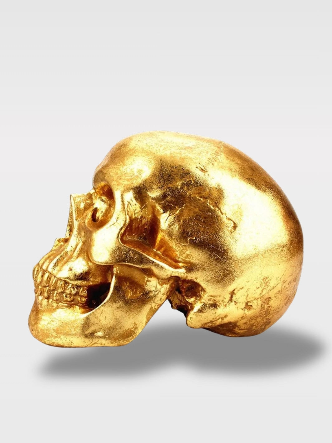 Tirelire Crâne Doré<br>Le Gardien Doré