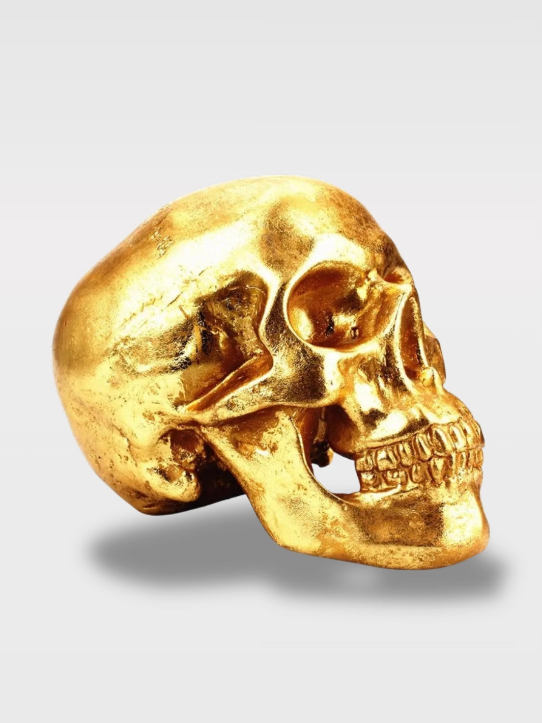 Tirelire Crâne Doré<br>Le Gardien Doré