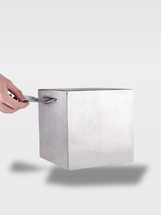 Tirelire Réutilisable En Acier Inoxydable<br>Le Coffre Durable