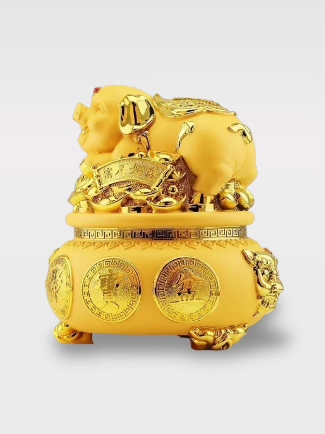 Tirelire Cochon Nouvel An Chinois<br>Le Joyeux Porte-Bonheur