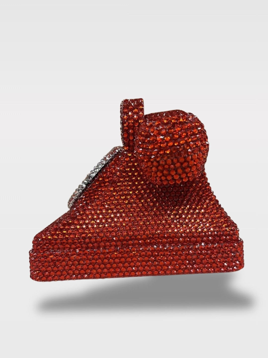 Tirelire Téléphone Ancien Strass Rouge<br>Le Glam Vintage