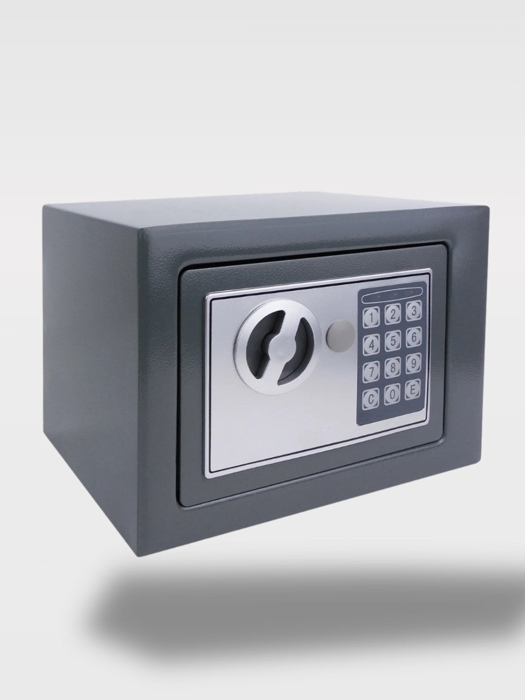 Coffre-Fort Double Serrure 8.5 L En Acier Inoxydable<br>Le Vigile Électronique
