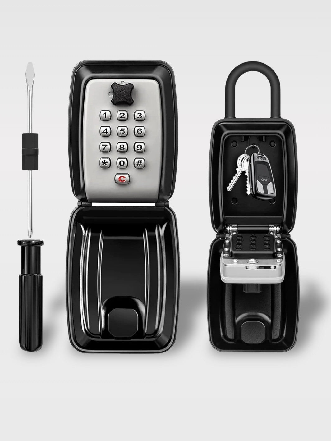 Boîte à clé voiture étanche à code<br>Le Gardien Mobile