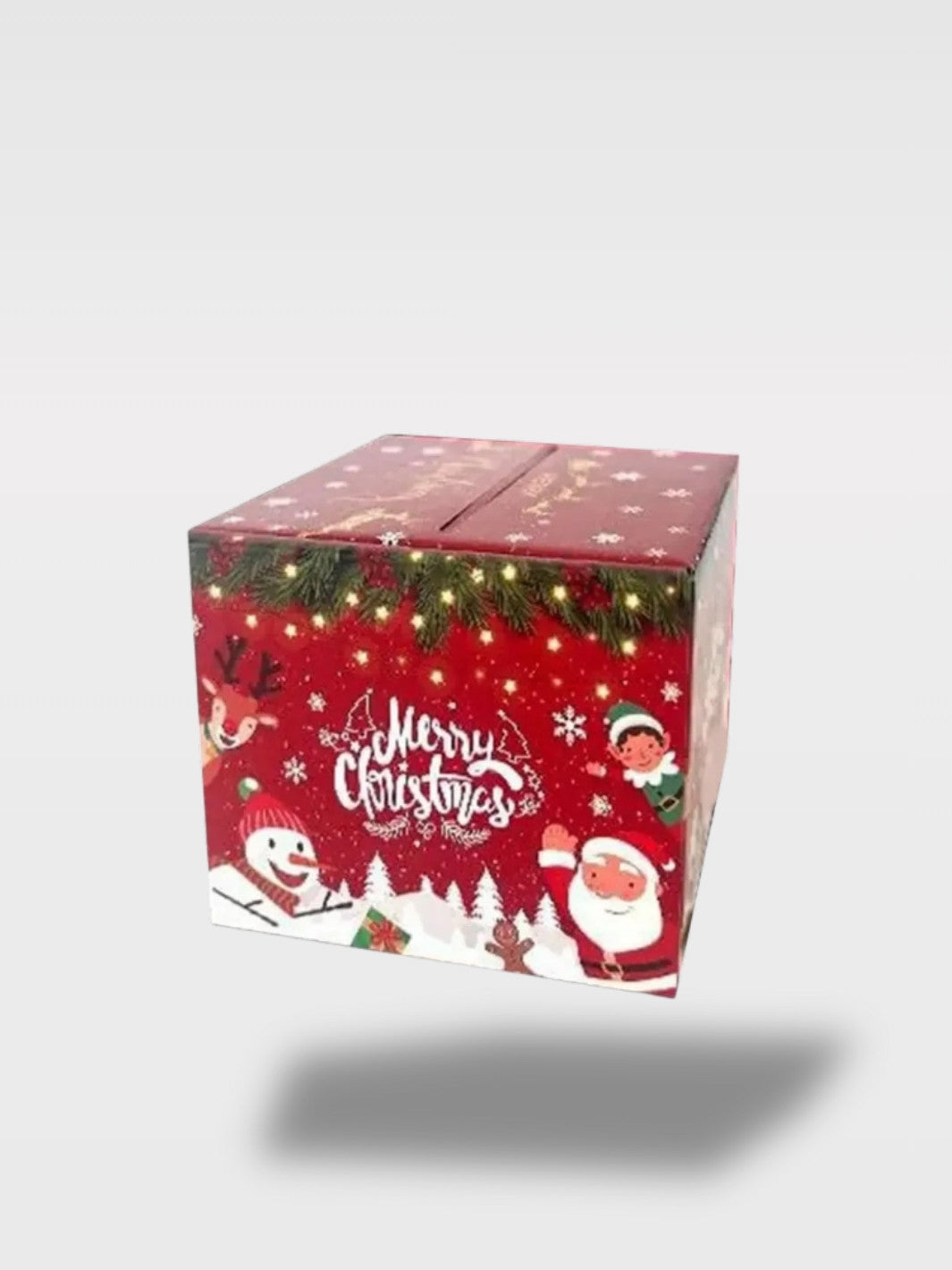 Tirelire de Noël Boîte Rouge<br>Le Trésor du Père Noël