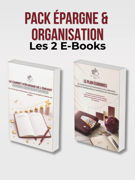 Pack Épargne & Organisation – Les 2 E-Books