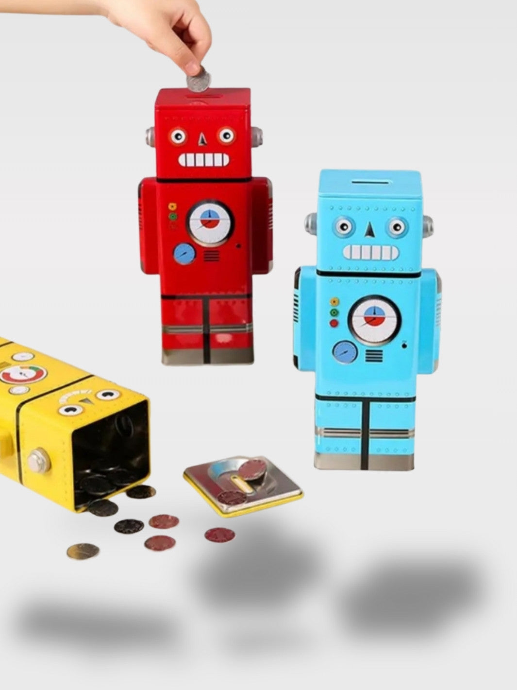 Tirelire Robot Design<br>Le Petit Inventeur