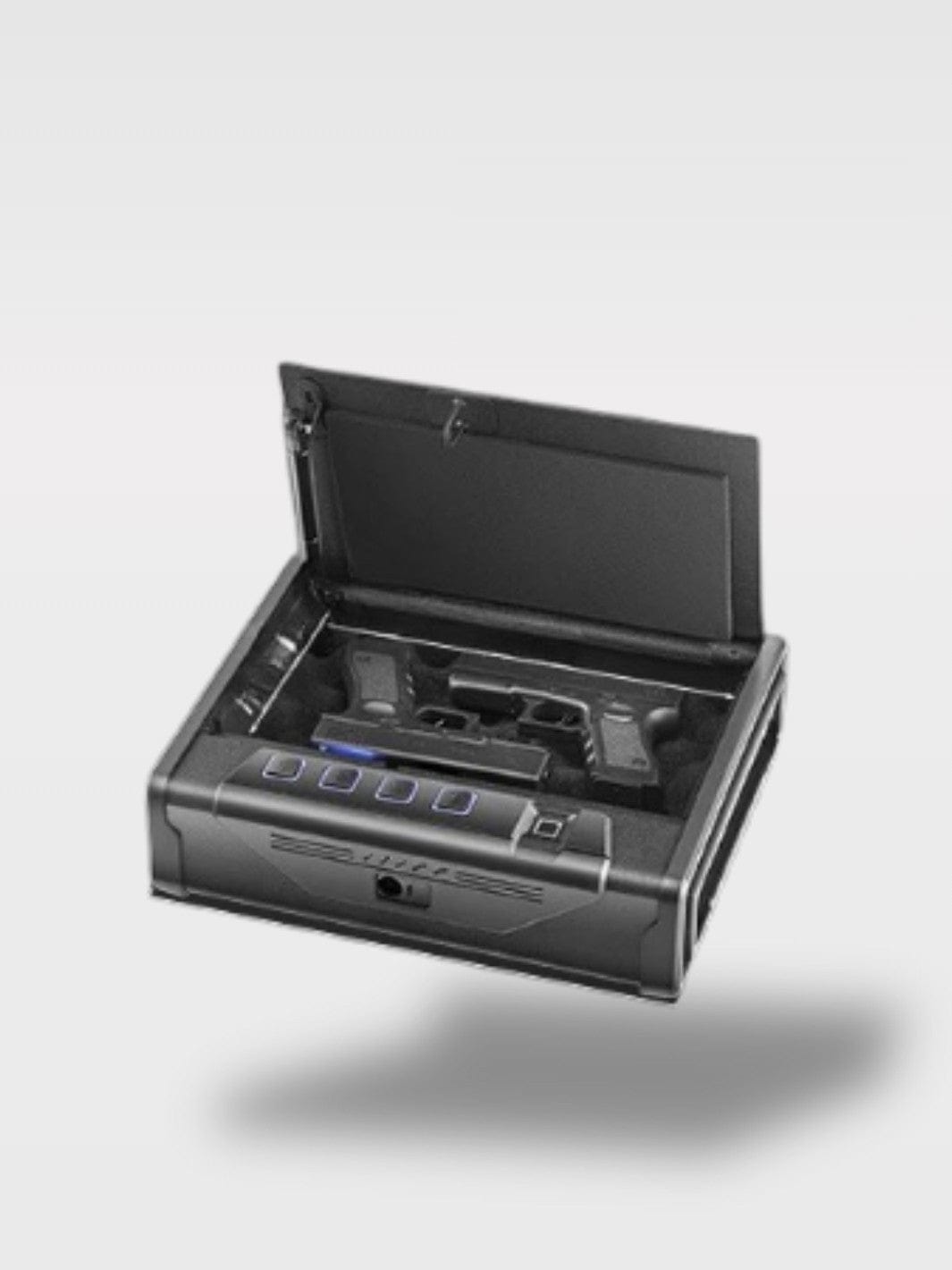 Coffre-Fort Arme À Feu Biométrique 3 En 1 | Sécurité TwinLock – 2 Pistolets 32.25 x 25.65 x 8.8 cm