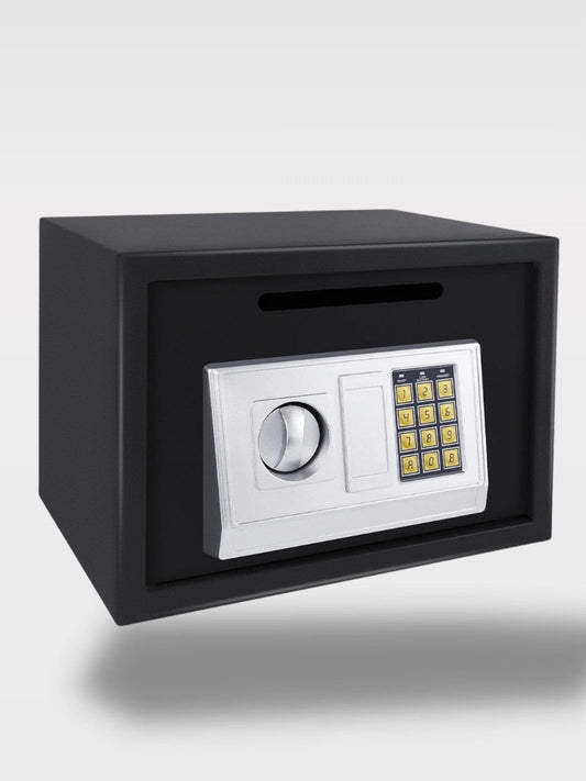 Coffre-Fort Encastrable 16 L Serrure et Code | Sécurité Obsidian Vault Sénior – 16L Noir