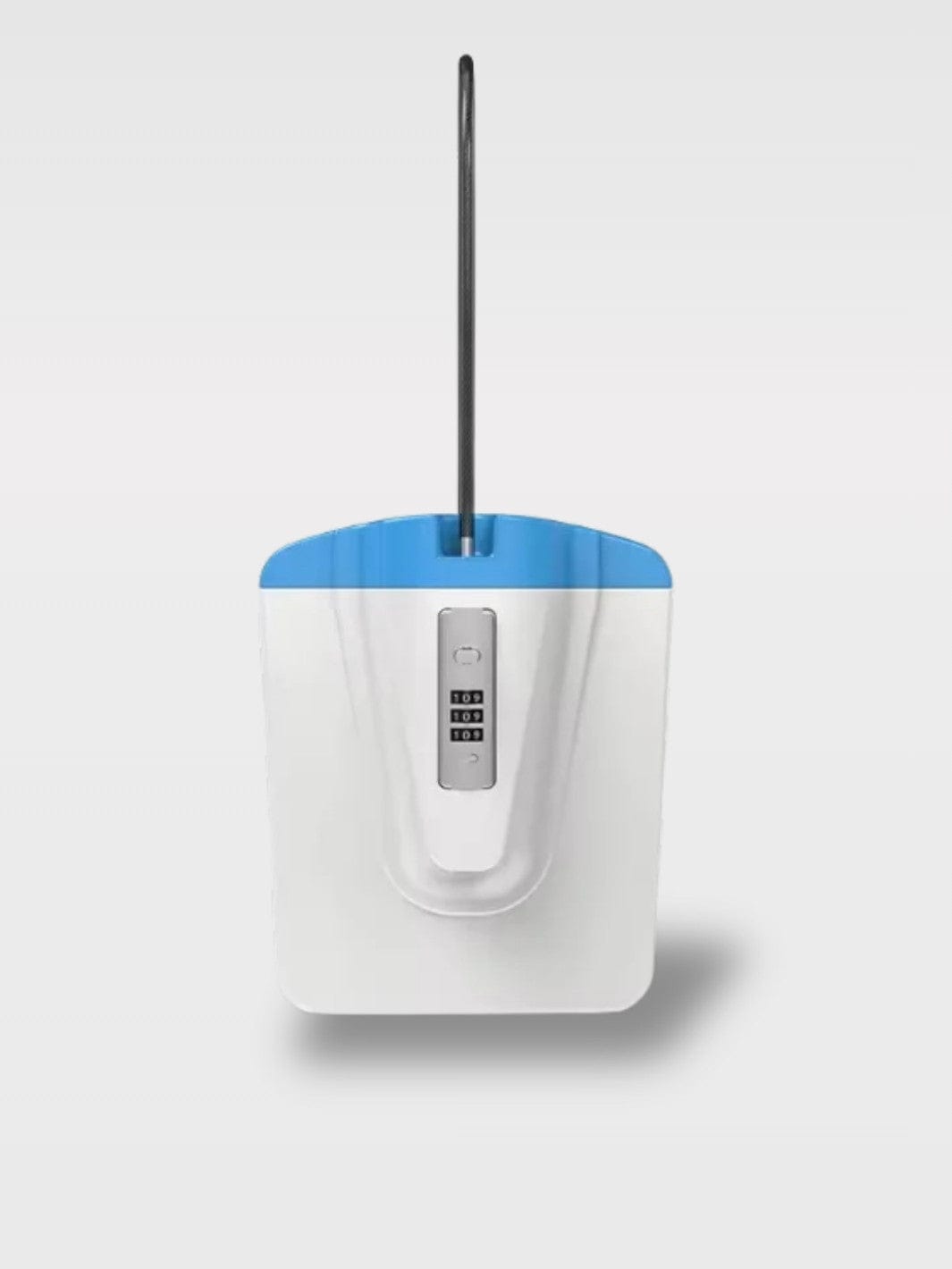 Coffre-Fort Plage à Code en Acier | Sécurité Étanche Drift – Blanc/Bleu