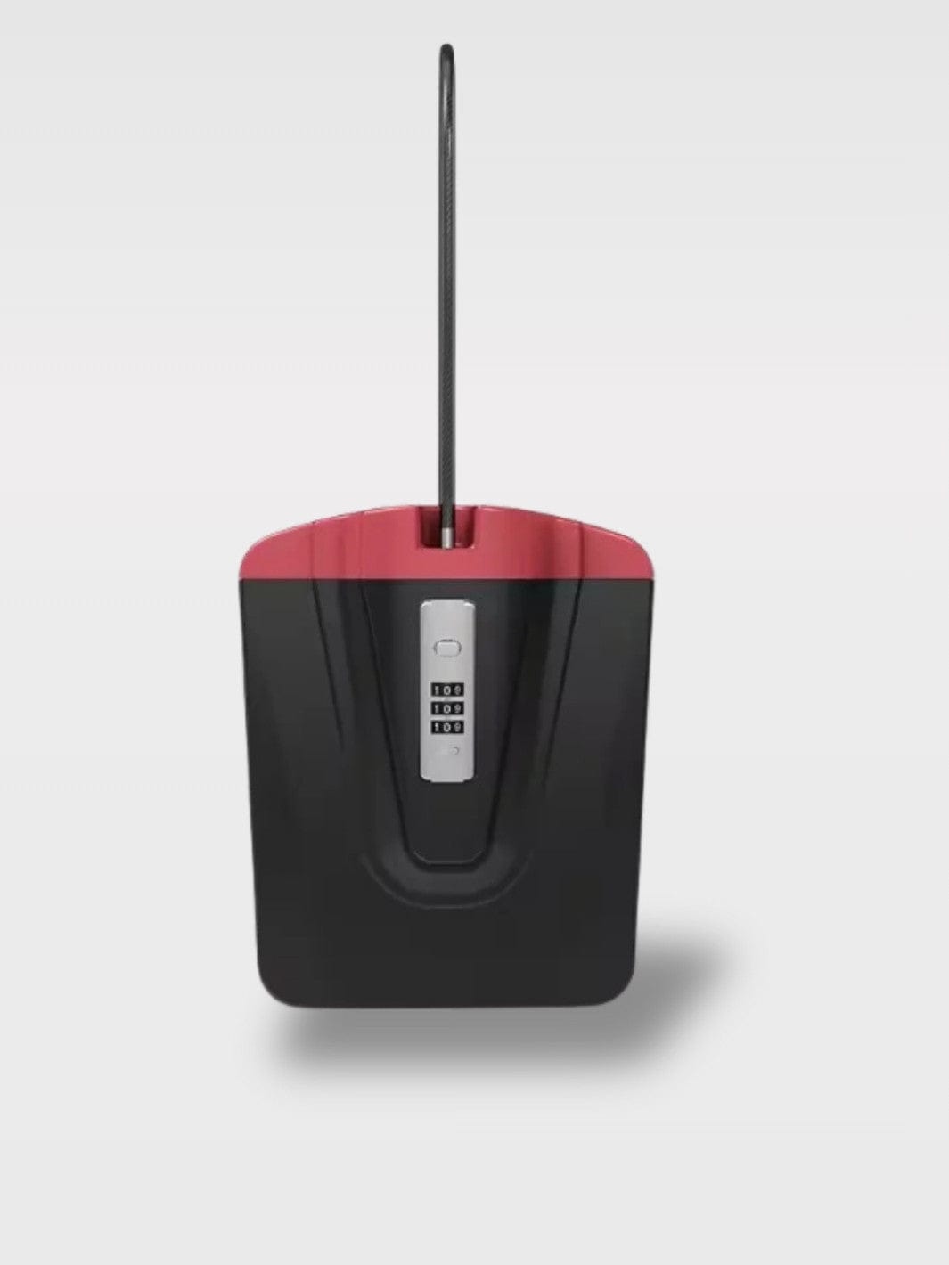 Coffre-Fort Plage à Code en Acier | Sécurité Étanche Tide – Noir/Rouge