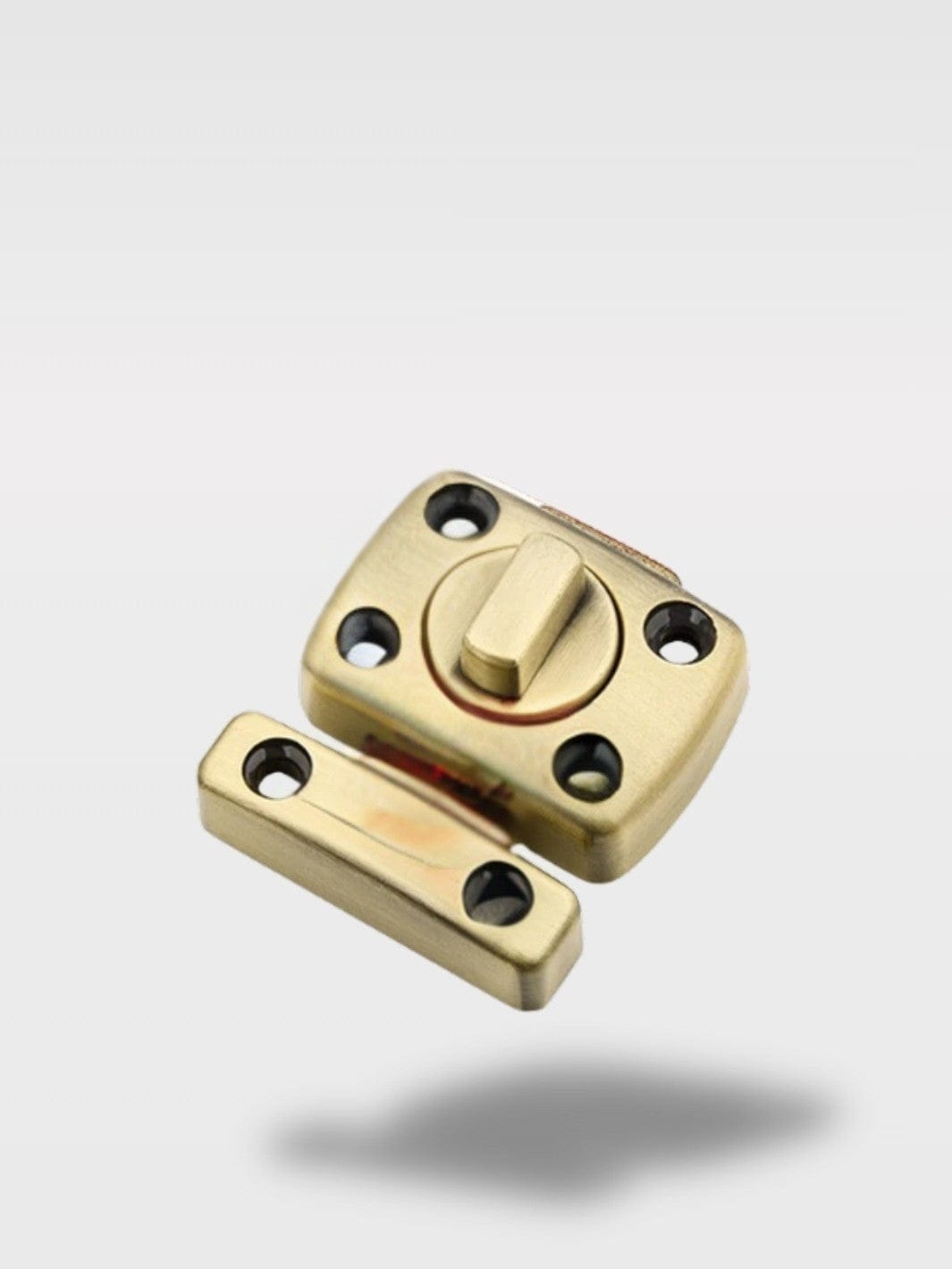 Serrure De Sécurité Pour Porte | Fiable et Robuste Solis Junior – Doré   4.2 x 4.1 x 1.3 cm