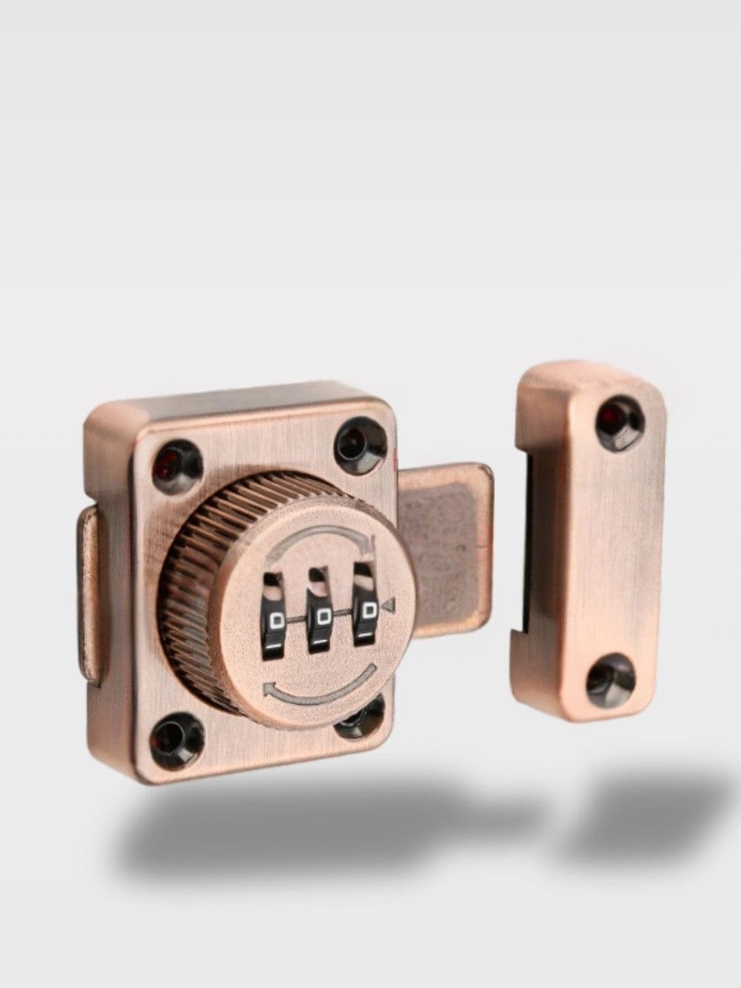 Serrure De Sécurité Pour Porte | Fiable et Robuste Vulcain – Bronze Avec Code   6 x 5.2 x 1.4 cm