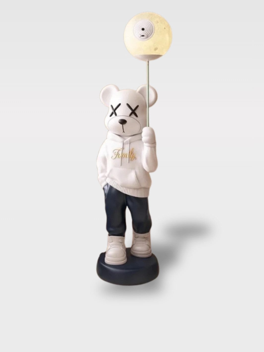 Statue Grande Tirelire Ours Avec Lumière | Décoration Élégante