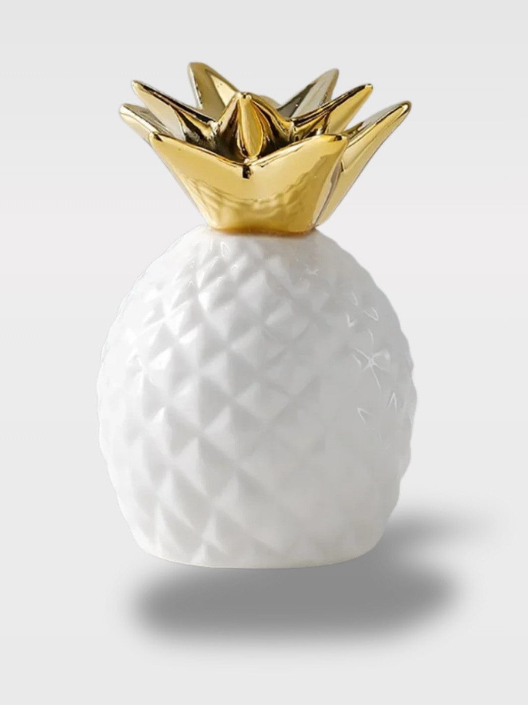 Tirelire Ananas En Céramique | Fun, Colorée & Décorative Le Neigeon – Blanc