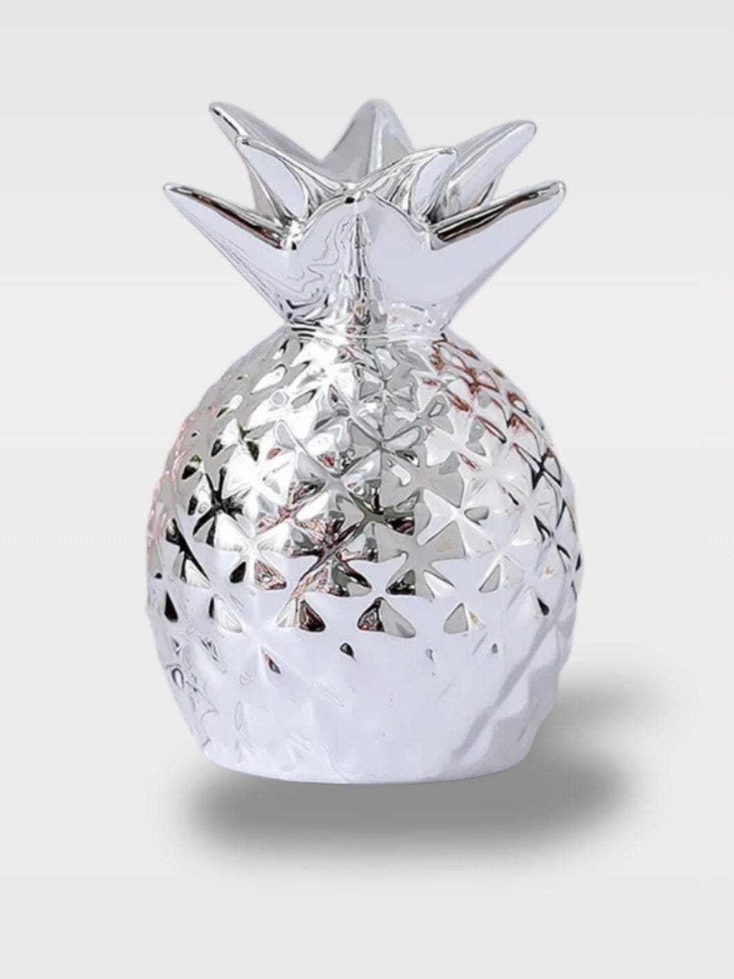 Tirelire Ananas En Céramique | Fun, Colorée & Décorative Le Nuage – Gris Argenté