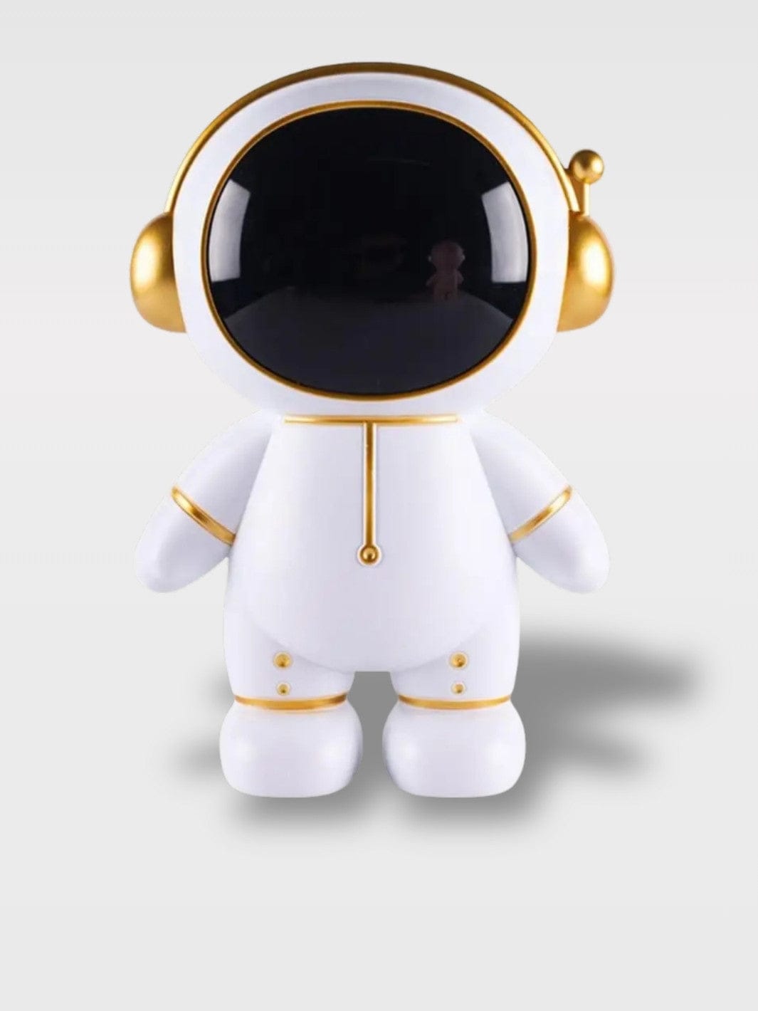 Tirelire Astronaute Veilleuse | Décoration Lumineuse Arold  –  Blanc/Doré