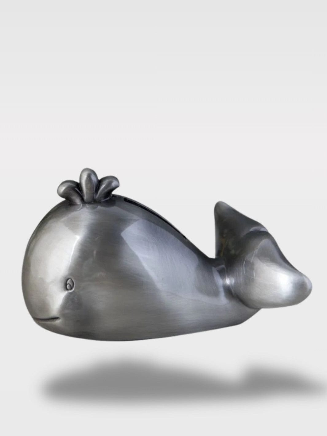 Tirelire Baleine En Métal | Style Vintage Marin