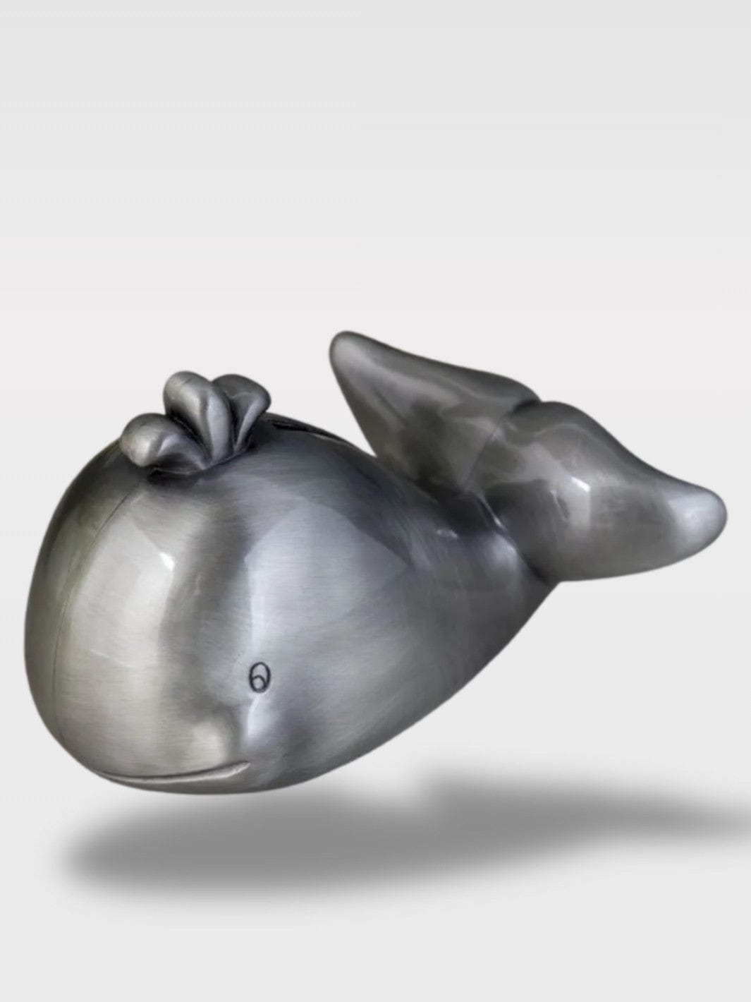 Tirelire Baleine En Métal | Style Vintage Marin