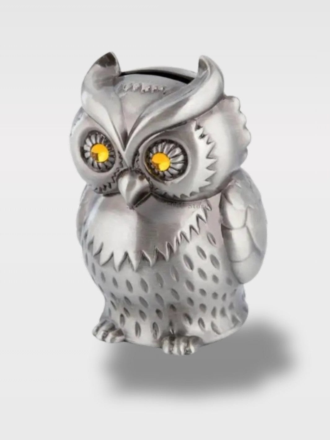Tirelire Bébé Hibou En Métal | Déco Originale
