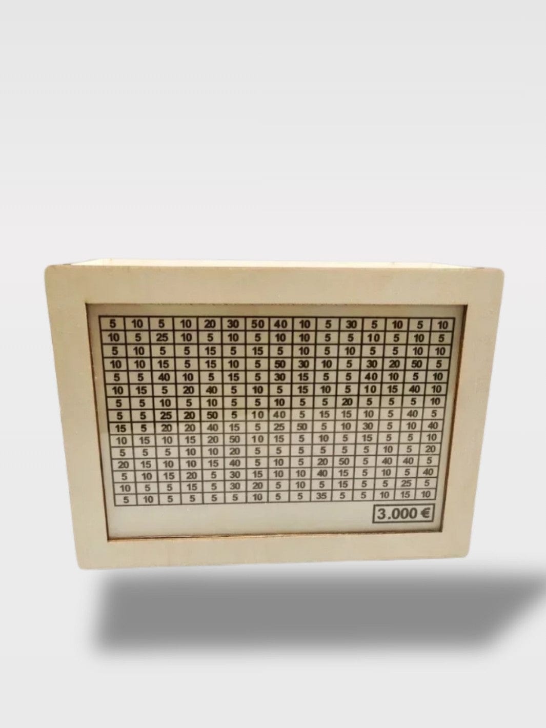 Tirelire Bois Japonaise Blanche | Élégante et Maligne Émerite – 3000 €