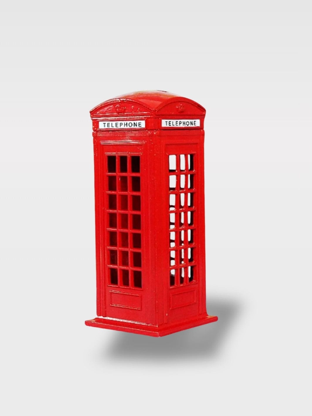 Tirelire Cabine Téléphonique Anglaise Rouge | Souvenir Unique Le Big Ben Junior – 13 x 5 cm
