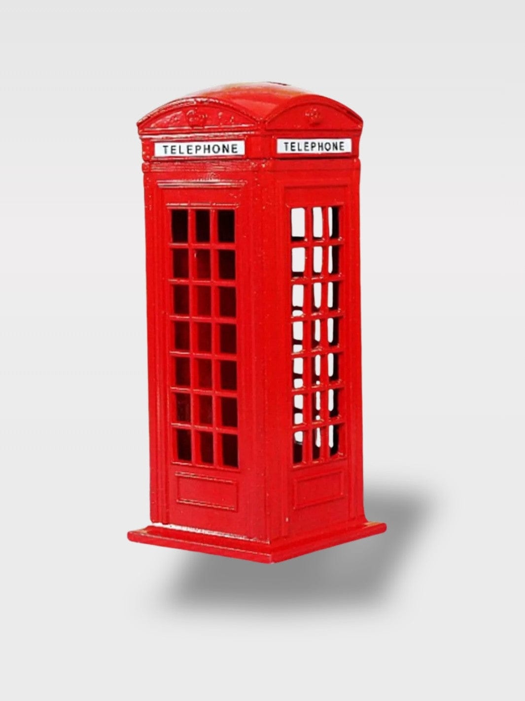 Tirelire Cabine Téléphonique Anglaise Rouge | Souvenir Unique Le Big Ben Sénior – 18 x 7 cm
