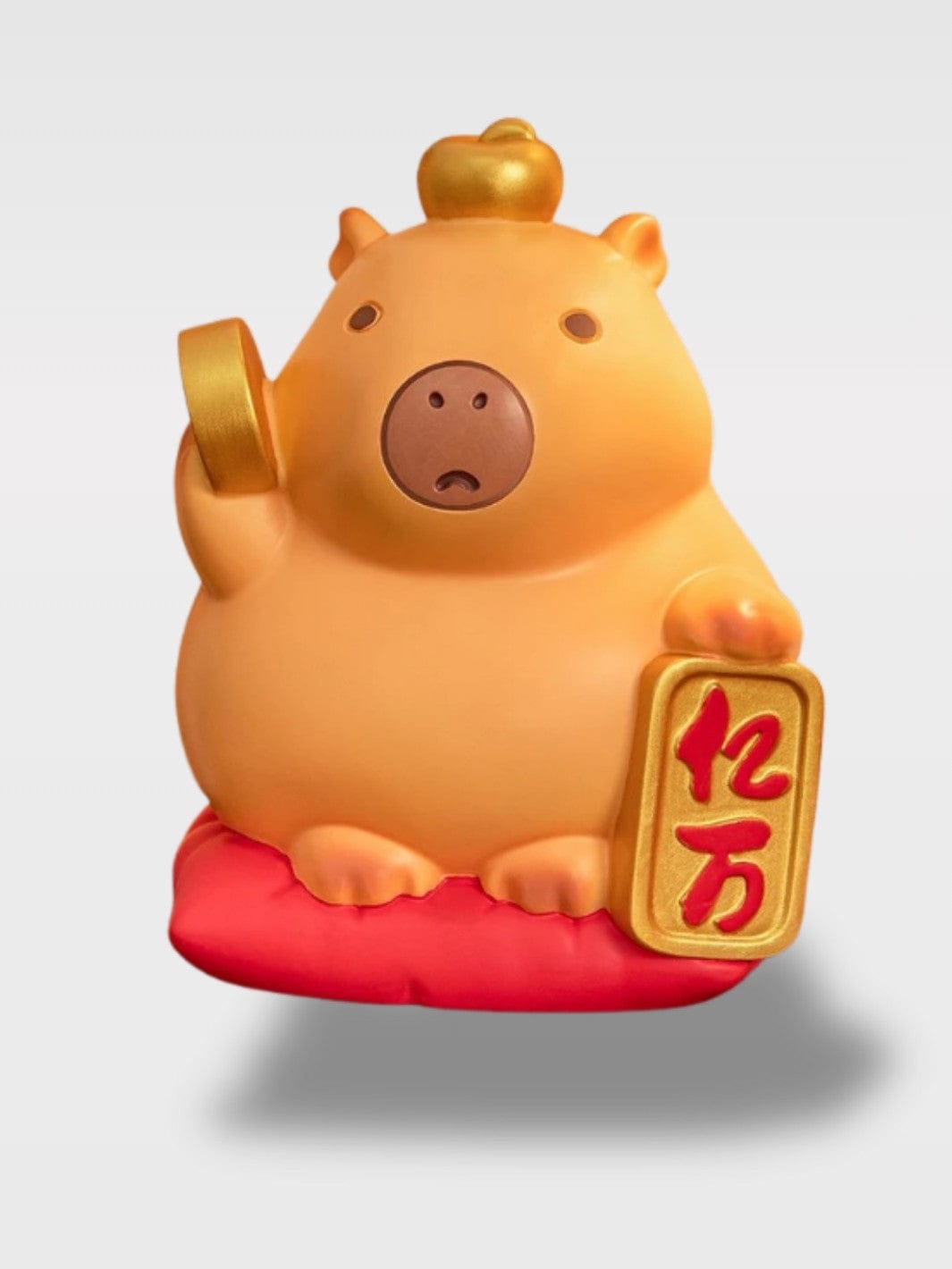 Tirelire Capybara | Complice Rigolo Solito Sénior – Capybara Chinois 17 x 16 x 22 cm
