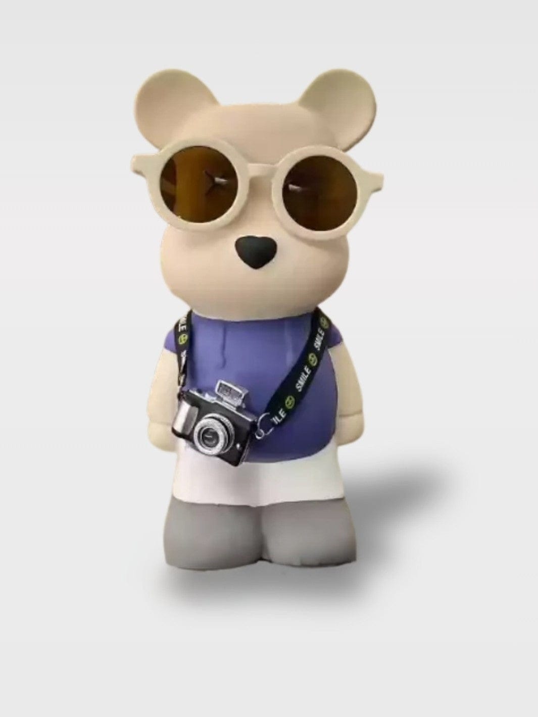 Tirelire Céramique Ours | Compagnon D’Aventure Lucien – T-Shirt Majorelle + Appareil Photo & Lunette
