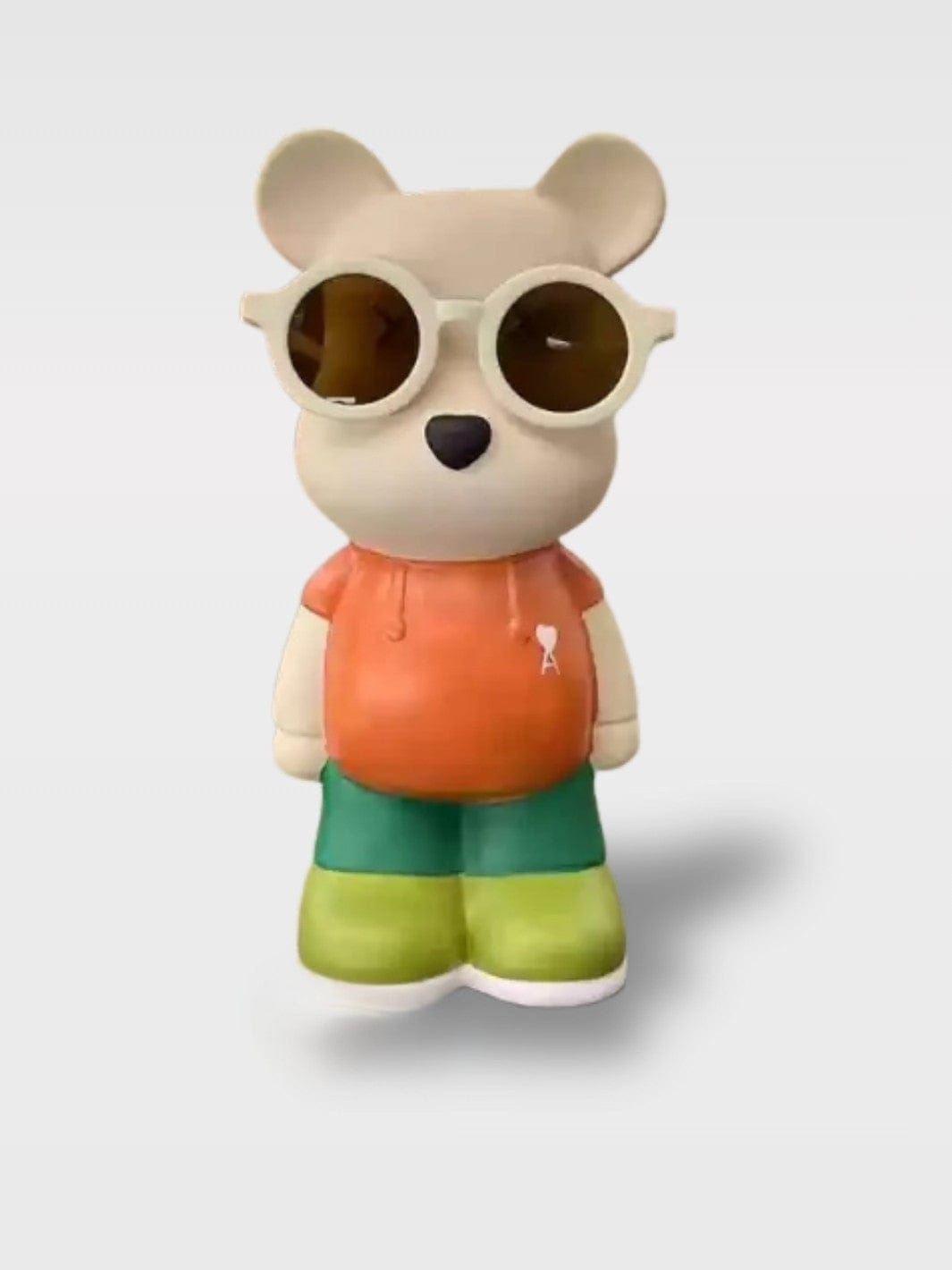 Tirelire Céramique Ours | Compagnon D’Aventure Lucien – T-Shirt Orange + Lunette