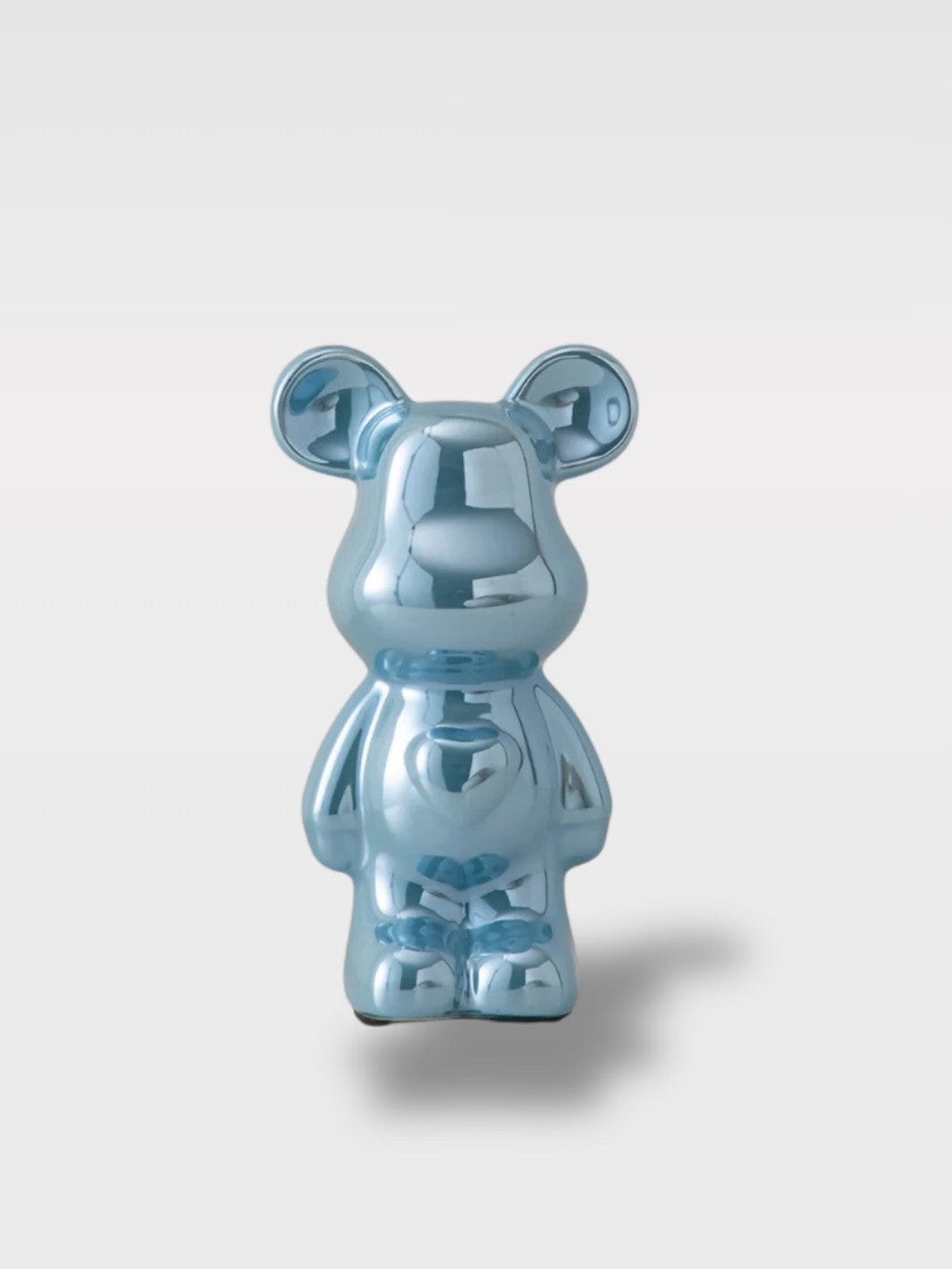 Tirelire Céramique Ours Pastel | Charme Doux et Élégant Lulu Junior – bleu 10 x 6 x 18 cm