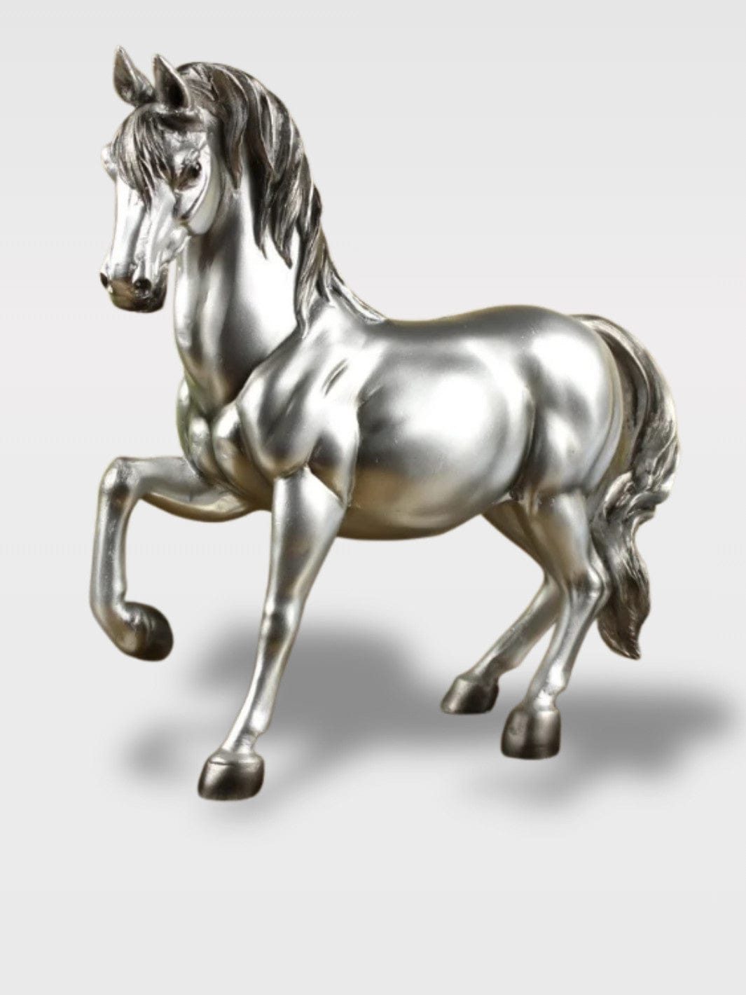 Tirelire Cheval | Compagnon Élégant Argenté