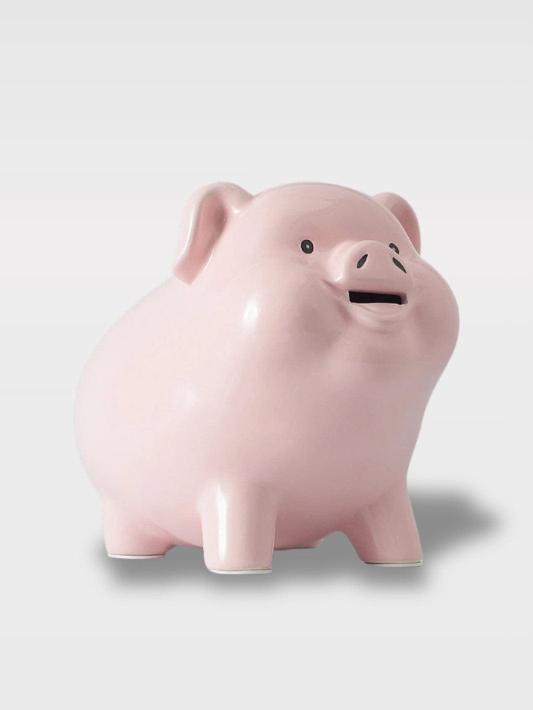 Tirelire Cochon À Casser En Céramique | Prête À Craquer Kiki Chérie – Rose pâle 16  x 15 x 11 cm